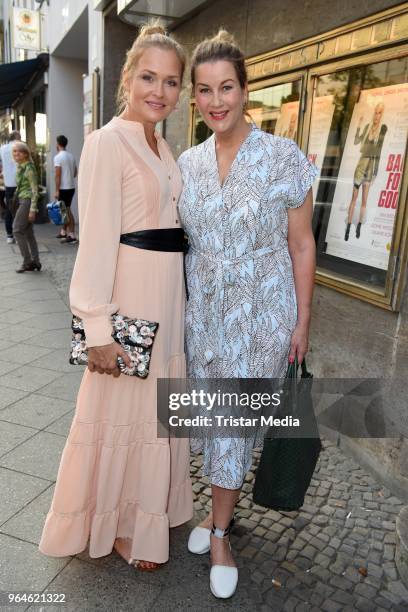 Judith Hoersch and Alexa Maria Surholt attend the 'Back for Good' premiere on May 31, 2018 in Berlin, Germany.