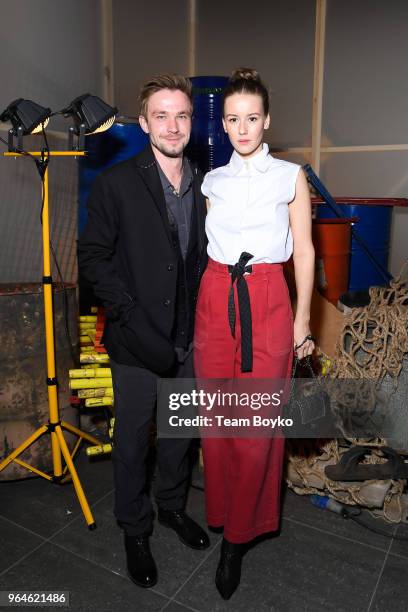 Alexander Petrov and Irina Starshenbaum attend the Chanel Replica Show In Moscow "Metiers D'Art Paris - Hamburg 2017-18" on May 31, 2018 in Moscow,...