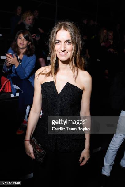 Joana Preiss attends the Chanel Replica Show In Moscow "Metiers D'Art Paris - Hamburg 2017-18" on May 31, 2018 in Moscow, Russia.