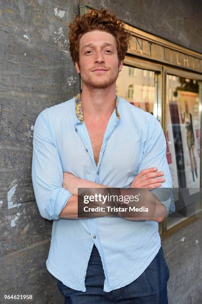 Daniel Donskoy attends the 'Back for Good' premiere on May 31, 2018 in Berlin, Germany.