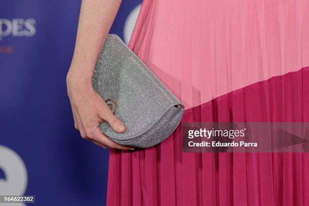 Adriana Abenia, handbag detail, attends the 'GQ Inconquistables' awards photocall at COAM on May 31, 2018 in Madrid, Spain.