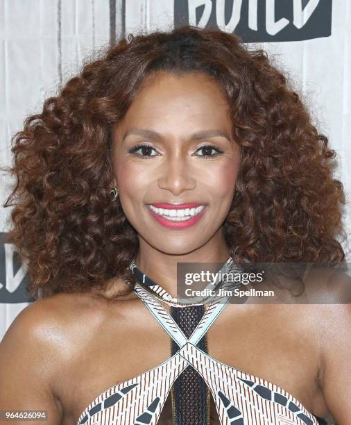 Writer Janet Mock attends the Build Series to discuss "Pose" at Build Studio on May 31, 2018 in New York City.