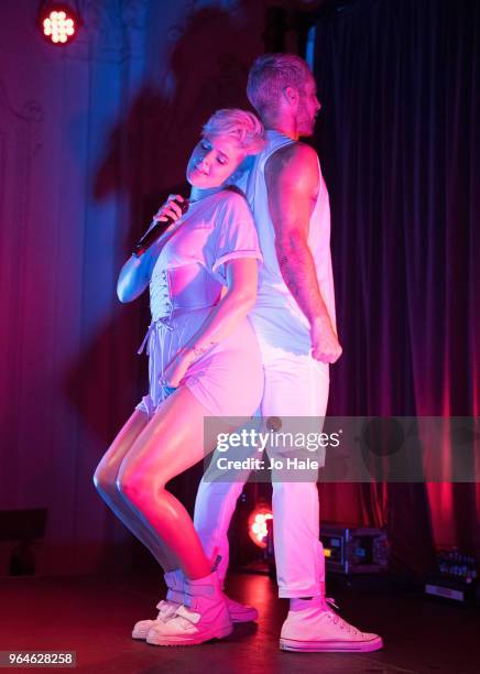 Betty Who performs at Bush Hall on May 31, 2018 in London, England.