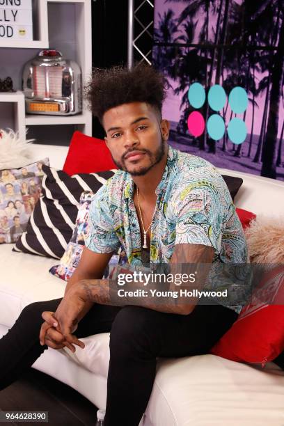 May 31: Trevor Jackson visits the Young Hollywood Studio on May 31, 2017 in Los Angeles, California.