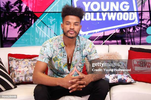 May 31: Trevor Jackson visits the Young Hollywood Studio on May 31, 2017 in Los Angeles, California.