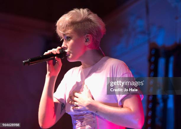 Betty Who performs at Bush Hall on May 31, 2018 in London, England.