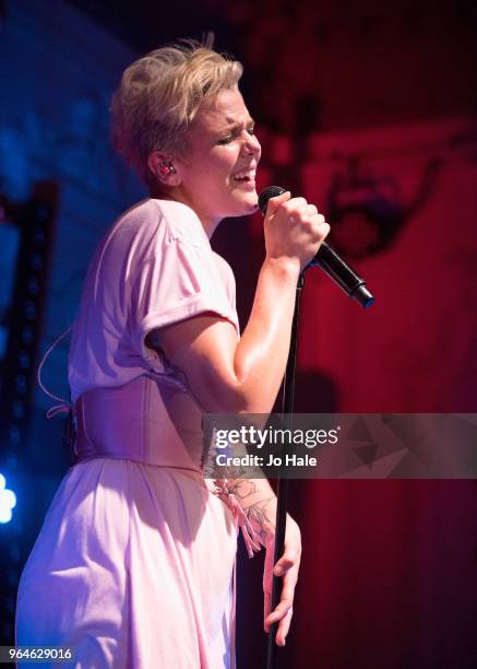 Betty Who performs at Bush Hall on May 31, 2018 in London, England.