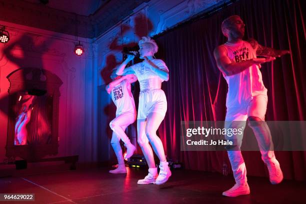 Betty Who performs at Bush Hall on May 31, 2018 in London, England.