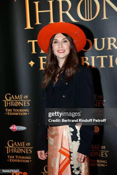 Actress Carice van Houten attends "Game Of Thrones, The Touring Hexibition" at Parc des Expositions Porte de Versailles on May 31, 2018 in Paris,...
