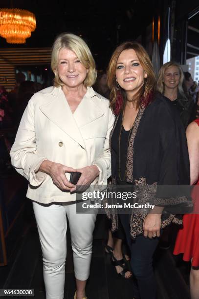 Martha Stewart and singer, songwriter Martina McBride attends as PEOPLE celebrates Book Expo 2018 with a cocktail reception hosted by Books Editor...