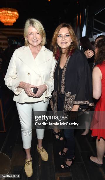 Martha Stewart and singer, songwriter Martina McBride attend as PEOPLE celebrates Book Expo 2018 with a cocktail reception hosted by Books Editor Kim...