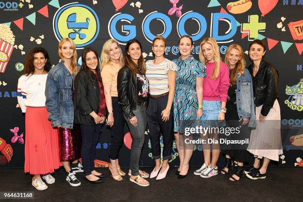 Founder of GOOD+ Foundation Jessica Seinfeld and team members attend GOOD+ Foundation's 2018 NY Bash sponsored by Hearst on May 31, 2018 in New York...