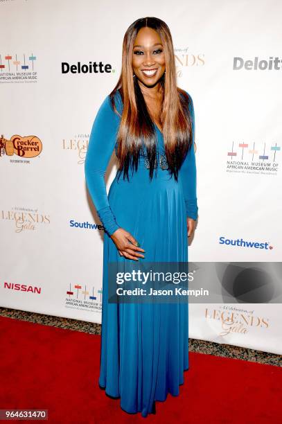 Gospel singer Yolanda Adams attends NMAAM Celebration of Legends Gala on May 31, 2018 in Nashville, Tennessee.