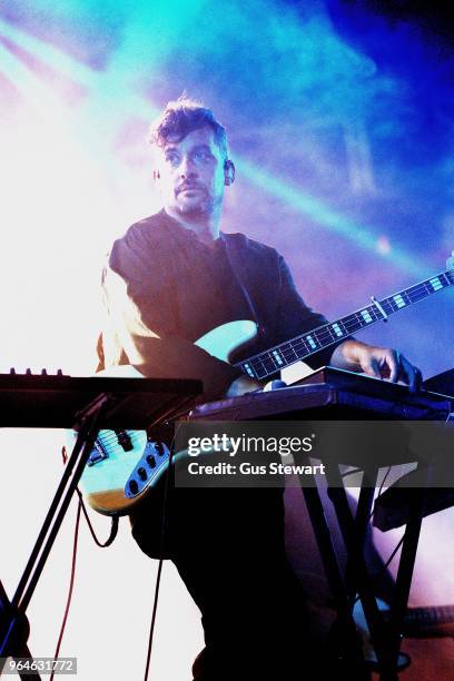 Bonobo performs on stage at Alexandra Palace on May 31, 2018 in London, England.