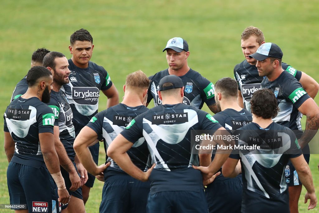 New South Wales Blues State of Origin Training Session