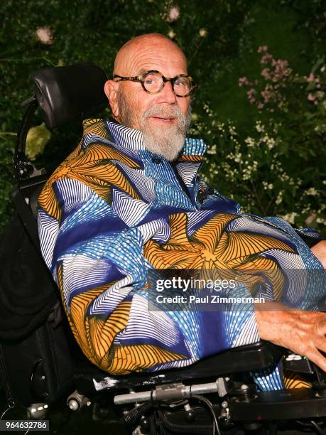 Chuck Close attends the 2018 MoMA Party In The Garden at Museum of Modern Art on May 31, 2018 in New York City.