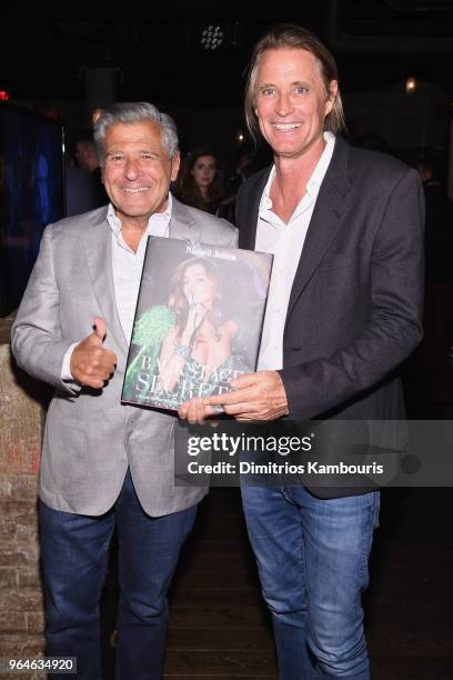 Senior Creative Ed Razek and Russell James attend the U.S. Book launch of "Backstage Secrets By Russell James" hosted by Russell James and Ed Razek...