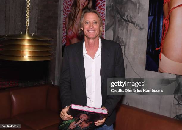 Russell James attends the U.S. Book launch of "Backstage Secrets By Russell James" hosted by Russell James and Ed Razek on May 31, 2018 in New York...