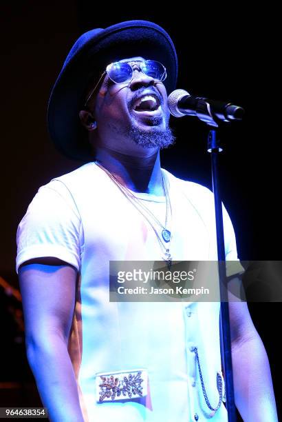 Singer-songwriter Anthony Hamilton performs onstage during NMAAM Celebration of Legends Galaon May 31, 2018 in Nashville, Tennessee.