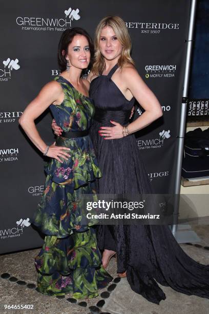 Greenwich International Film Festival Chairman of the Board and Founder Wendy Reyes and Jenna Bush Hager attend the Changemaker Gala at L'Escale...