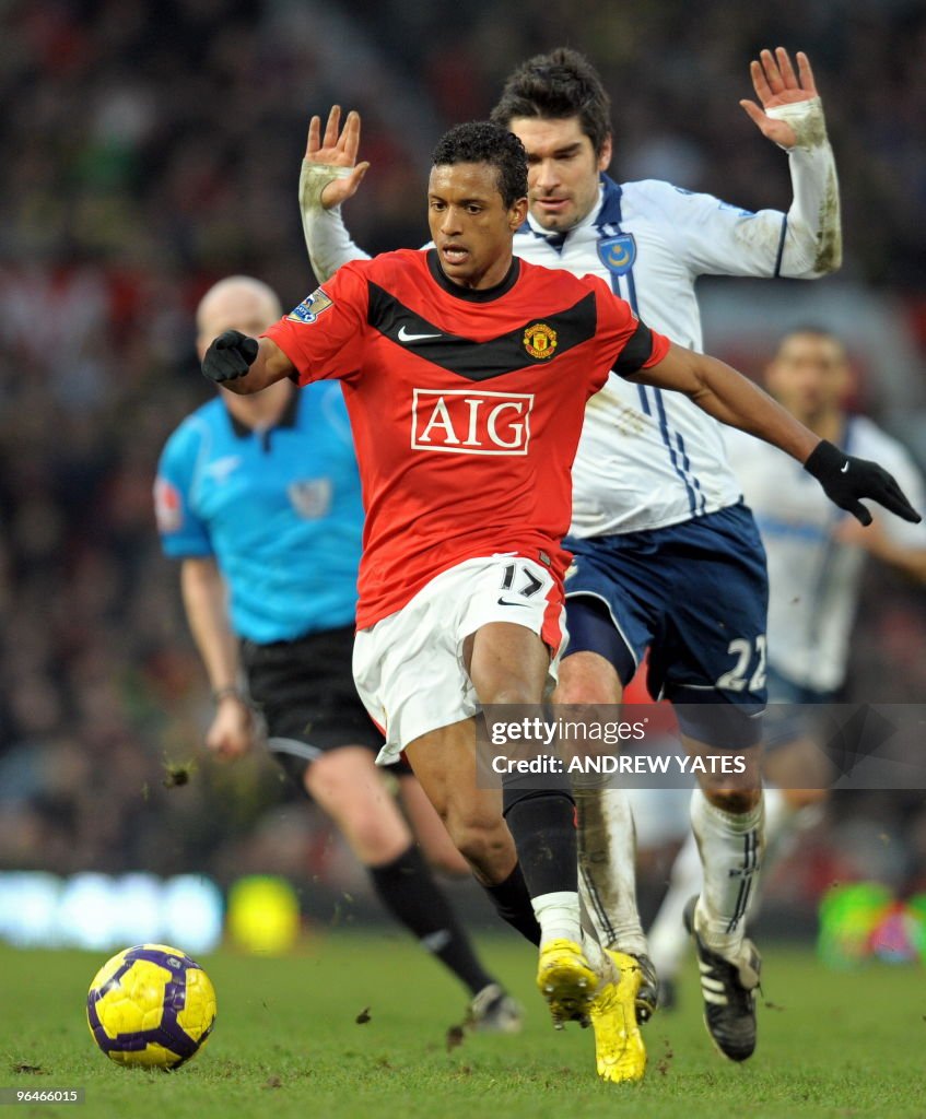 Manchester United's Portuguese midfielde