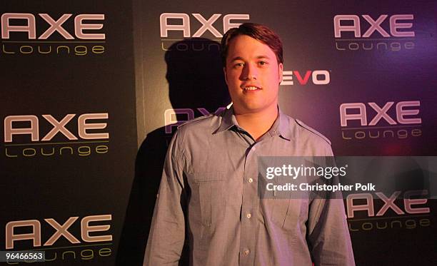 Matthew Stafford of the Detroit Lions attends Axe Lounge at Fontainebleau Miami Beach on February 5, 2010 in Miami Beach, Florida.