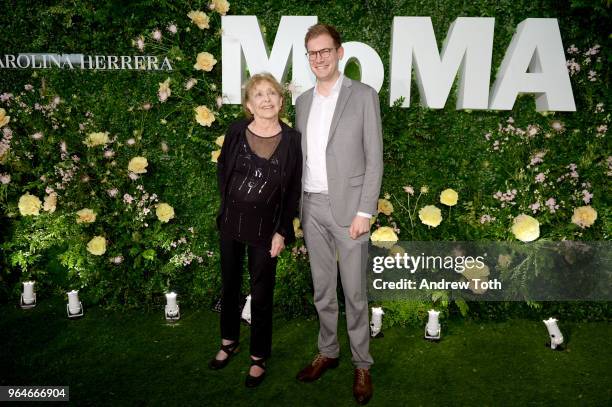 Carolee Schneemann and Kenneth White attend MOMA's Party In the Garden 2018 at The Museum of Modern Art on May 31, 2018 in New York City.