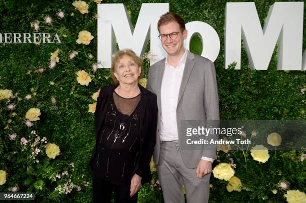 Carolee Schneemann and Kenneth White attend MOMA's Party in the Garden 2018 at The Museum of Modern Art on May 31, 2018 in New York City.