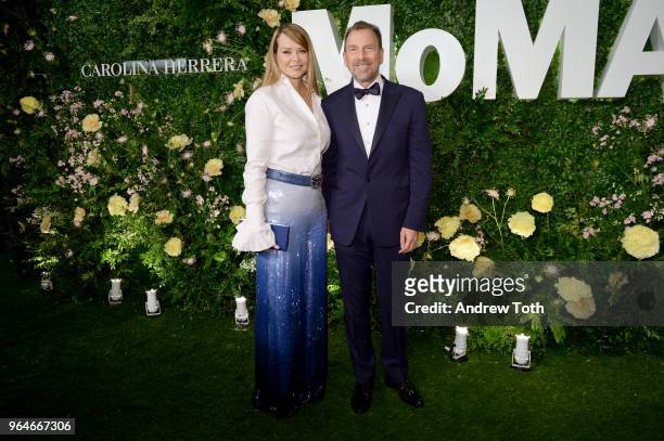 Edgar Bronfman Jr. And Clarissa Bronfman attend MOMA's Party in the Garden 2018 at The Museum of Modern Art on May 31, 2018 in New York City.