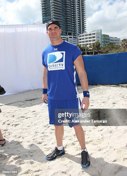 Actor Brandon Molale attends the Fourth Annual DIRECTV Celebrity Beach Bowl at DIRECTV Celebrity Beach Bowl Stadium: South Beach on February 6, 2010...