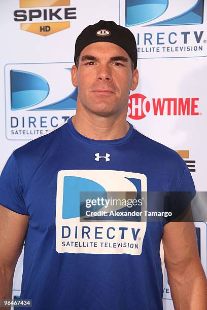 Actor Brandon Molale attends the Fourth Annual DIRECTV Celebrity Beach Bowl at DIRECTV Celebrity Beach Bowl Stadium: South Beach on February 6, 2010...