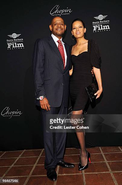 Actors Forest Whitaker and Keisha Whitaker attend the American Riveria Award event presented by Chopin Vodka at the 25th Annual Santa Barbara...