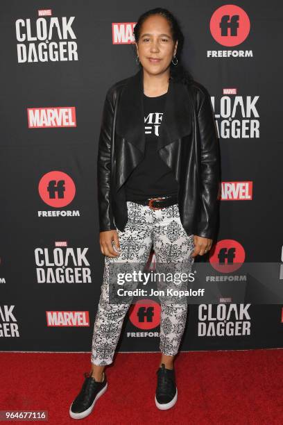 Gina Prince-Bythewood attends Freeform And The NAACP Host A Screening For Marvel's "Cloak & Dagger" at The London Hotel on May 31, 2018 in West...