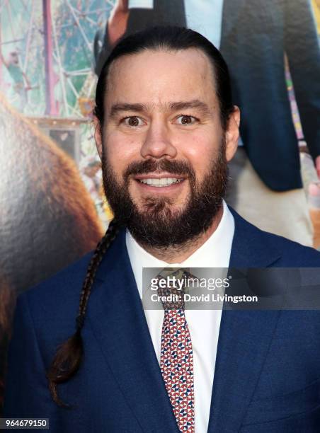 Actor Chris Pontius attends the premiere of Paramount Pictures' "Action Point" at ArcLight Hollywood on May 31, 2018 in Hollywood, California.