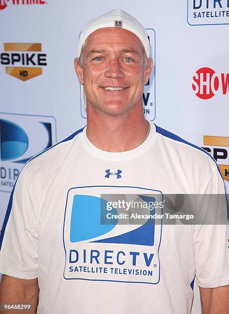 Former NFL player Daryl Johnston attends the Fourth Annual DIRECTV Celebrity Beach Bowl at DIRECTV Celebrity Beach Bowl Stadium: South Beach on...