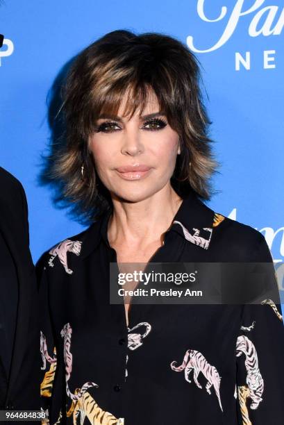 Lisa Rinna attends Premiere Of Paramount Network's "American Woman" - Arrivals at Chateau Marmont on May 31, 2018 in Los Angeles, California.