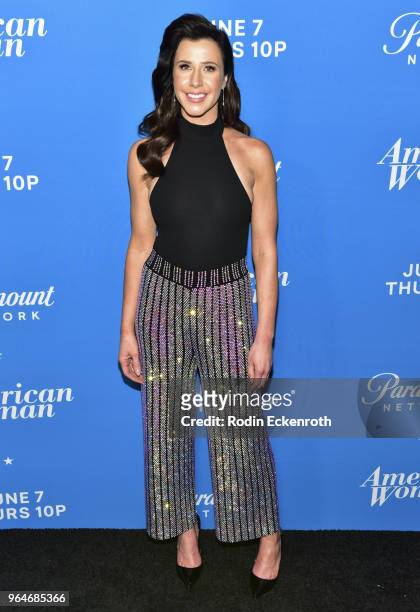 Jennifer Bartels attends the premiere of Paramount Network's "American Woman" at Chateau Marmont on May 31, 2018 in Los Angeles, California.