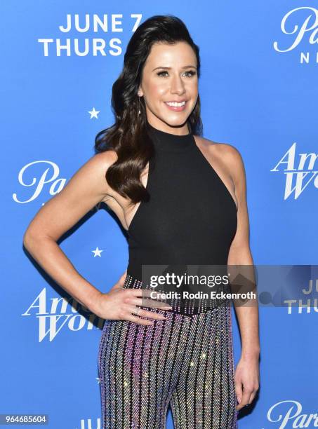 Jennifer Bartels attends the premiere of Paramount Network's "American Woman" at Chateau Marmont on May 31, 2018 in Los Angeles, California.