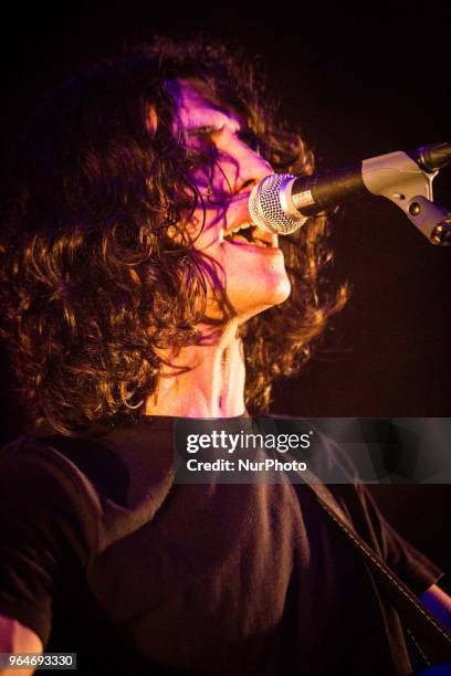 Italian singer-songwriter Francesco Motta, also known simply as Motta perfors live at Alcatraz in Milan, Italy, on 31 May 2018.
