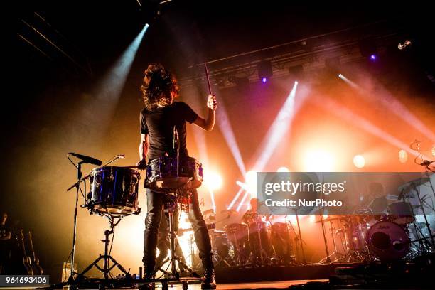 Italian singer-songwriter Francesco Motta, also known simply as Motta perfors live at Alcatraz in Milan, Italy, on 31 May 2018.