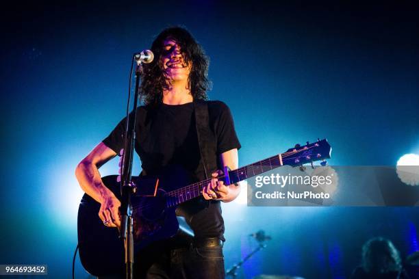 Italian singer-songwriter Francesco Motta, also known simply as Motta perfors live at Alcatraz in Milan, Italy, on 31 May 2018.