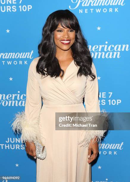 Diandra Lyle attends the Los Angeles premiere of Paramount Network's "American Woman" held at Chateau Marmont on May 31, 2018 in Los Angeles,...