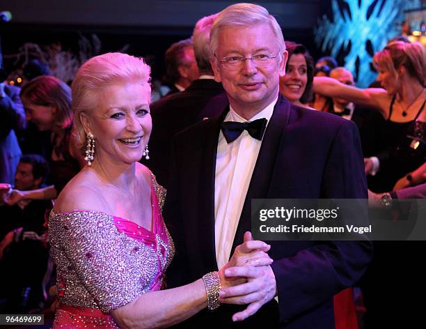 Roland Koch dances with Marika Kilius at the 2009 Sports Gala 'Ball des Sports' at the Rhein-Main Hall on February 6, 2010 in Wiesbaden, Germany.