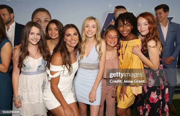 Alex Mea Actors Ava Acres, Siena Agudong, professional soccer player Alex ...