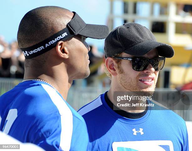 Actor Kellan Lutz attends DIRECTV's 4th Annual Celebrity Beach Bowl on February 6, 2010 in Miami Beach, Florida.