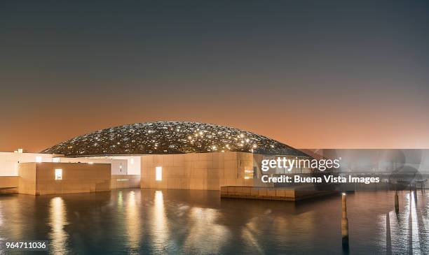 the louvre museum of abu dhabi - louvre abu dhabi stock pictures, royalty-free photos & images