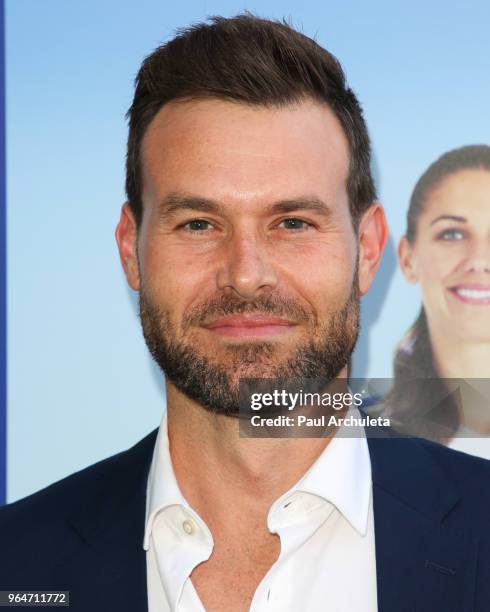 Actor Andrew Rush attends the premiere of Warner Bros. Home Entertainment's "Alex & Me" at the Directors Guild Of America on May 31, 2018 in Los...