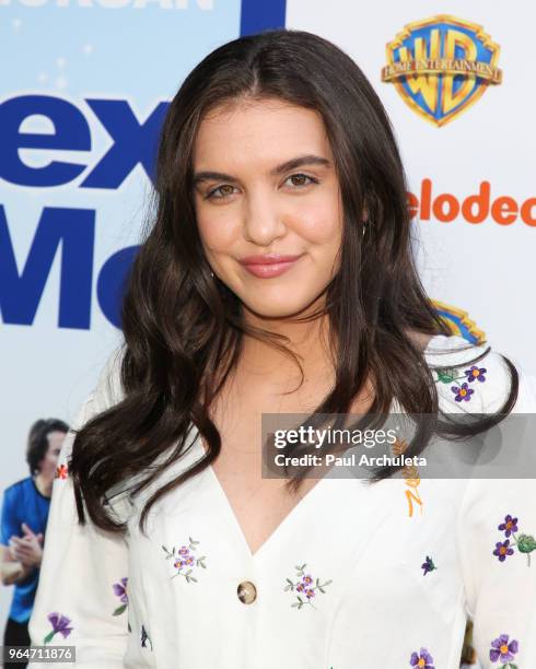 Actress Lilimar Hernandez attends the premiere of Warner Bros. Home Entertainment's "Alex & Me" at the Directors Guild Of America on May 31, 2018 in...