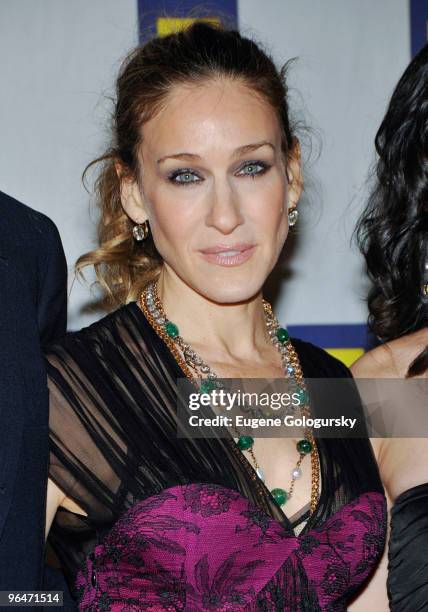 Sarah Jessica Parker attends the 9th annual Greater New York Human Rights Campaign Gala at The Waldorf Astoria on February 6, 2010 in New York City.