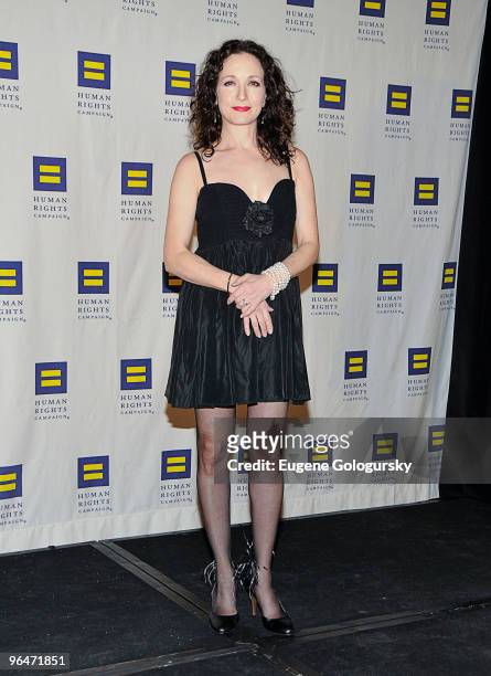 Bebe Neuwirth attends the 9th annual Greater New York Human Rights Campaign Gala at The Waldorf Astoria on February 6, 2010 in New York City.